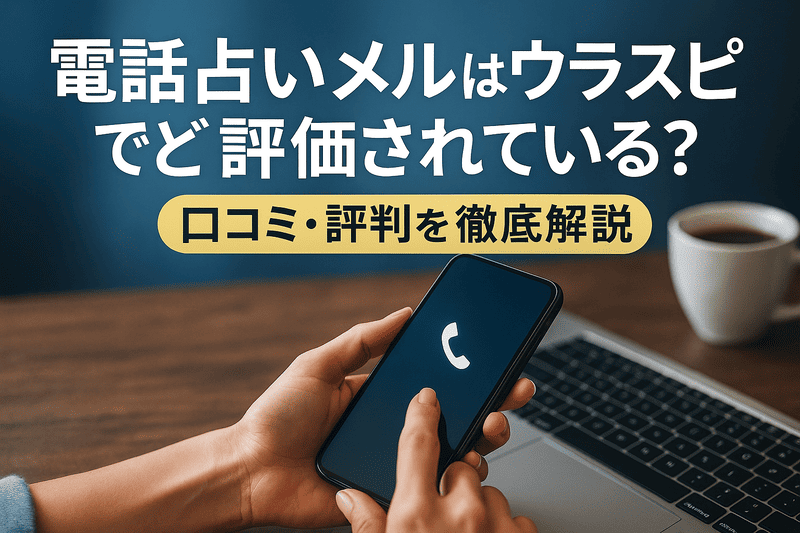 電話占いメルはウラスピでどう評価されている？口コミ・評判を徹底解説